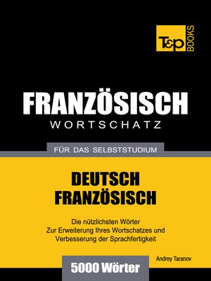 cover image of Deutsch-Französischer Wortschatz für das Selbststudium